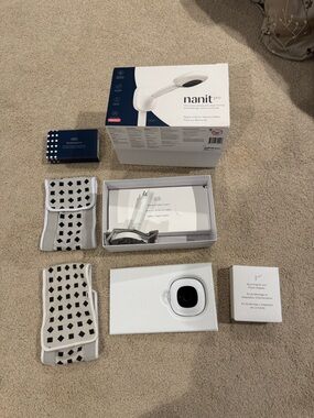 Nanit baby camera with wall mount. Works great!